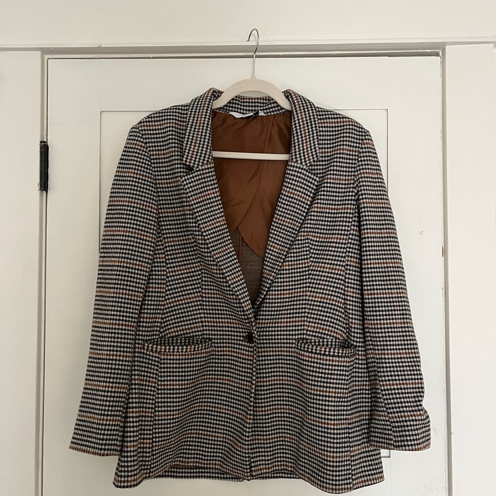 Oversized Plaid Old Navy Blazer